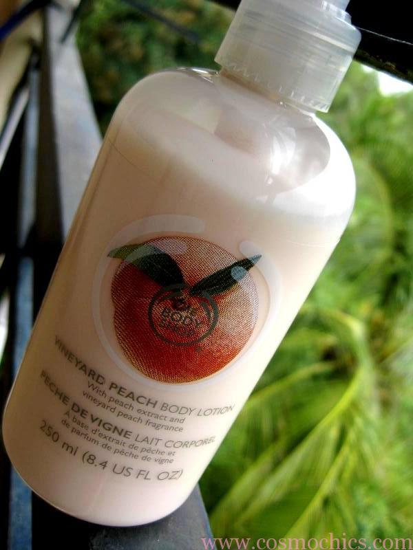 The Body Shop Vineyard Peach Body Lotion With Peach Extract And Vineyard